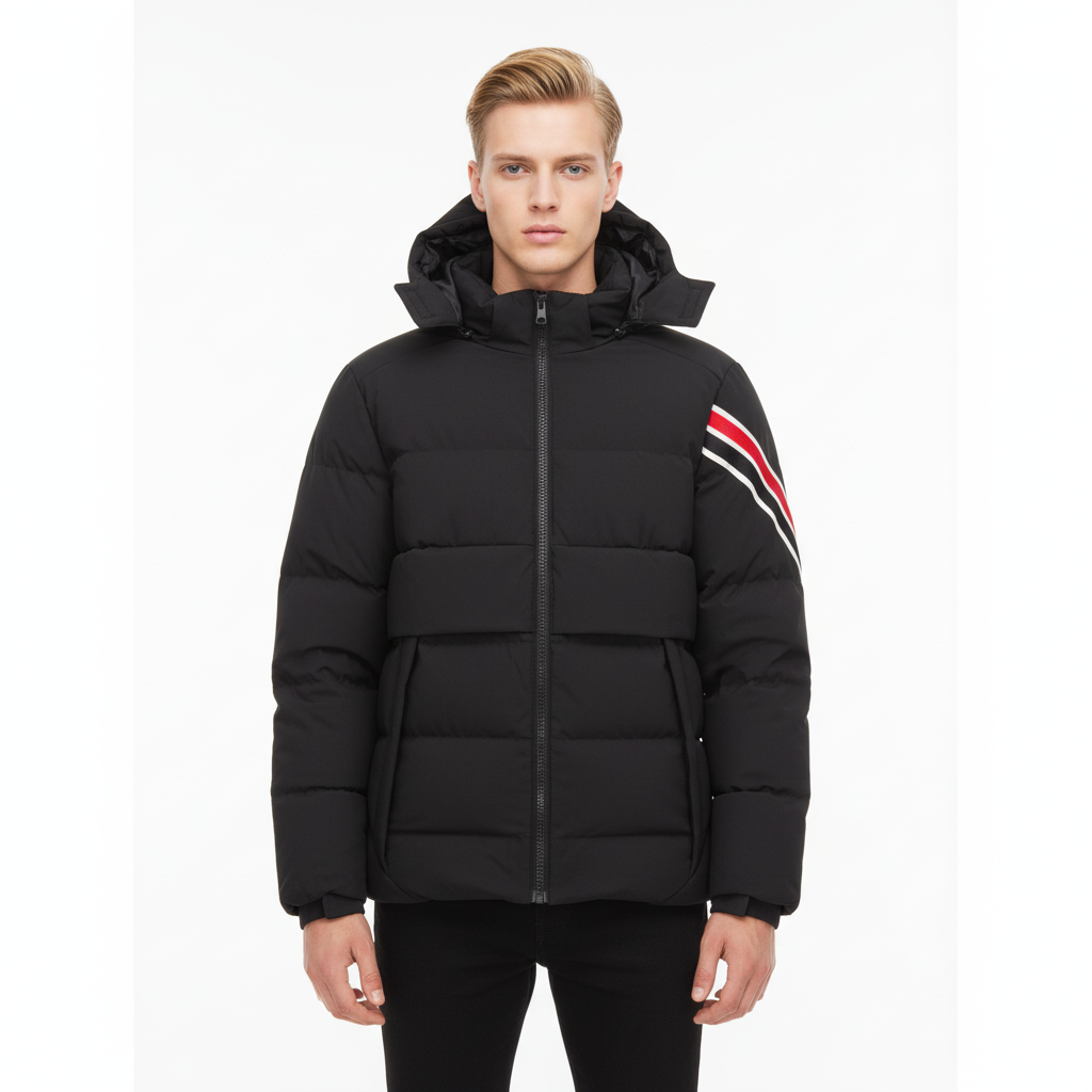 Men’s Puffer Jacket with Hood