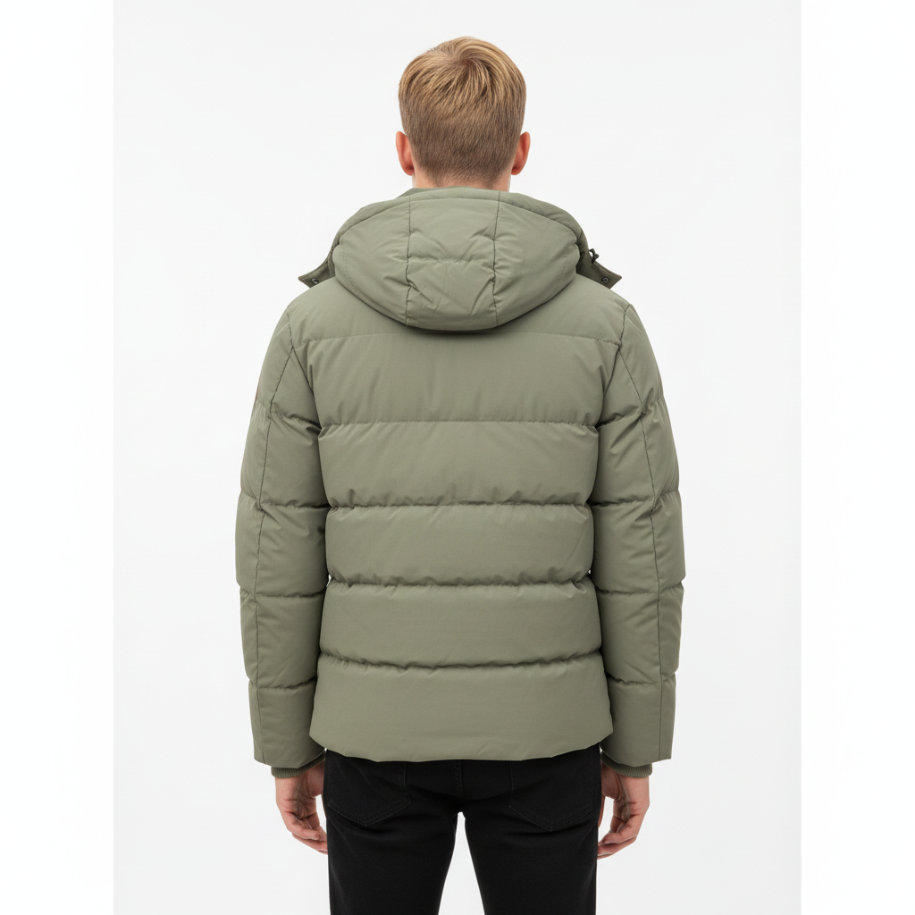 Men’s Puffer Jacket with Hood
