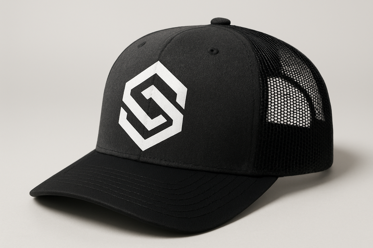 TRUCKER CAP WITH IMAGE LOGO DESIGN 